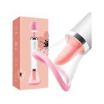 Sex Toy Women G Point Vibrators Dildo with 12 Vibrating & Tongue Licking Modes AV Vibrators Nipple Stimulator Adult Sex Toys for Couples