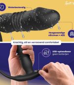 3-in-1 Telescopic Anal Plug Vibrator Prostate Massager - Image 8