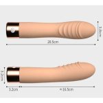10 Speed Powerful Vibration Realistic Silicone Vibrator For Women - Image 4
