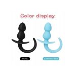 Happy Dog Tail Silicone Butt Plug - Black - Image 2