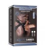 Hanjiang Strap On Dildo with Clitoris Stimulator for Lesbians & Women