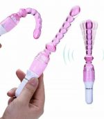 Jelly Vibrator Stick Long Anal Beads Plug - Image 2