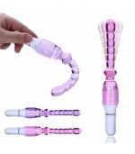 Jelly Vibrator Stick Long Anal Beads Plug - Image 3