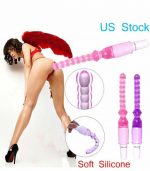 Jelly Vibrator Stick Long Anal Beads Plug - Image 14