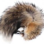 Steel Anal Plug with Fox Tail