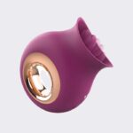 Adult Toys Rose Clitoral Vibrator, Tongue Licking Toy Vibrator with 9 Modes, Rechargeable & Waterproof Adult Sex Toys for Women Couples
