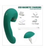 3 in 1 Tapping Tongue Sucking and Licking Clitoral Stimulation Vagina G Spot Vibrator Sex Toys for Woman - Image 2