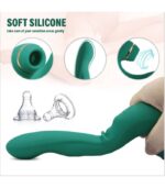 3 in 1 Tapping Tongue Sucking and Licking Clitoral Stimulation Vagina G Spot Vibrator Sex Toys for Woman - Image 4