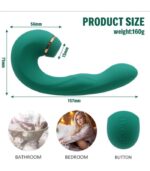 3 in 1 Tapping Tongue Sucking and Licking Clitoral Stimulation Vagina G Spot Vibrator Sex Toys for Woman - Image 5