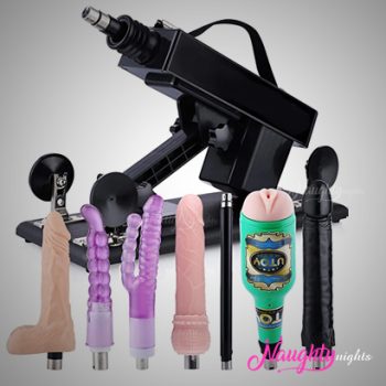 Multi Attachment Adjustable Love Machine Thrusting Sex Machine With 8 Attachments