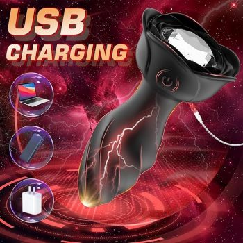 Anal Plug Vibrator Sex Toys with 10 Vibrating Modes