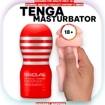 TENGA TOC-201S & TOC-201 Original Pre-Lubricated Male Masturbator Vacuum Cups with Powerful Suction